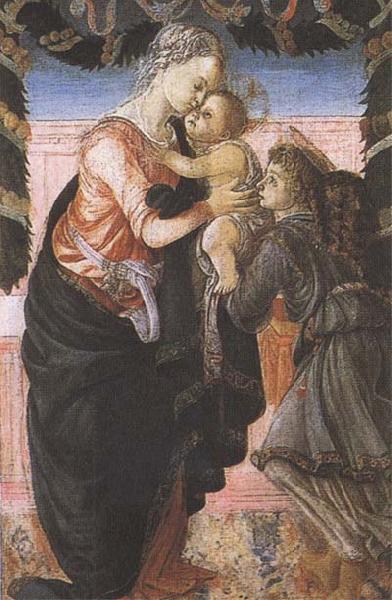 Sandro Botticelli Madonna and CHild with an Angel China oil painting art